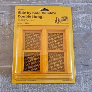 Vintage Houseworks Side by Side Window Miniature Double Hung 5044 Dollhouse